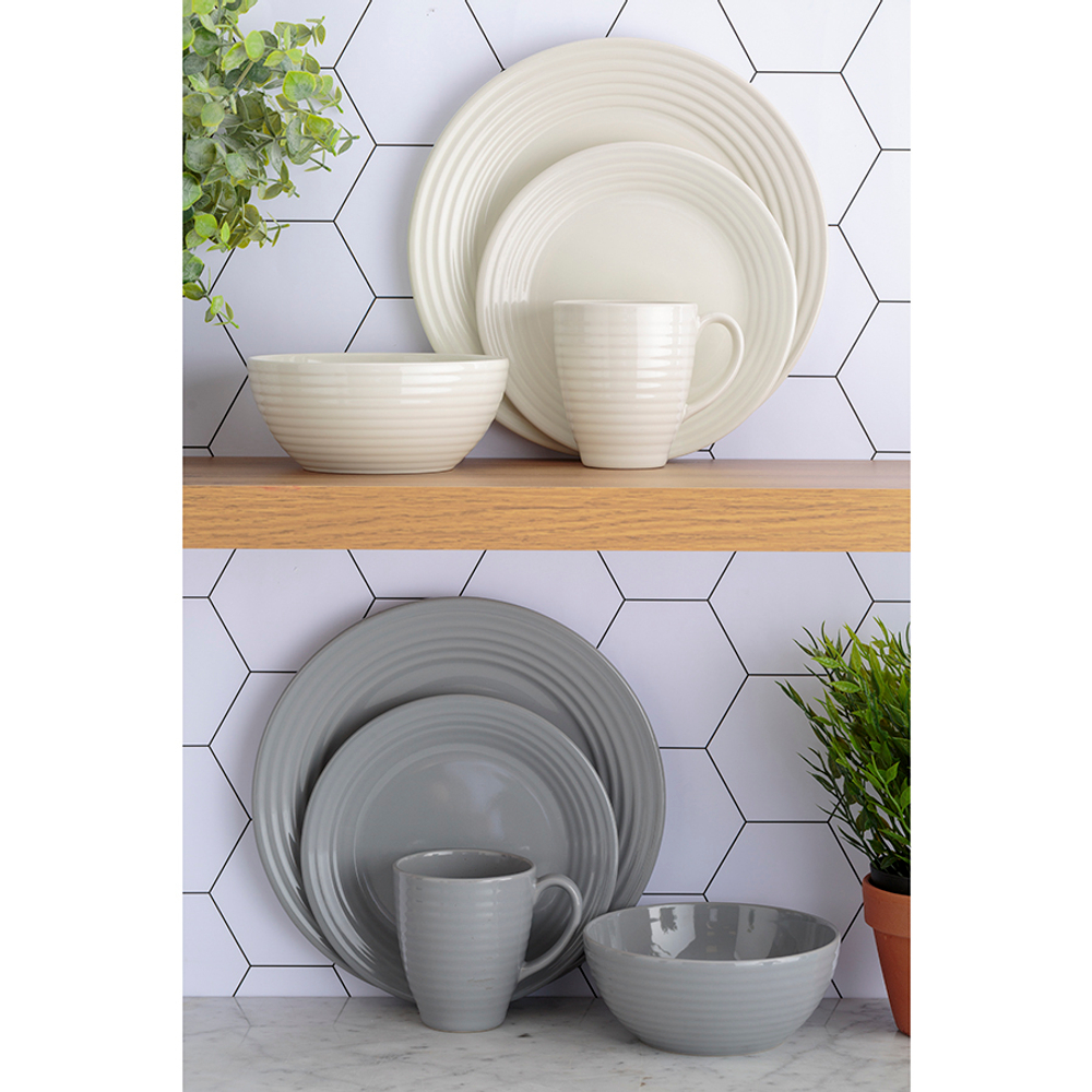 Миска living d 16 см серая