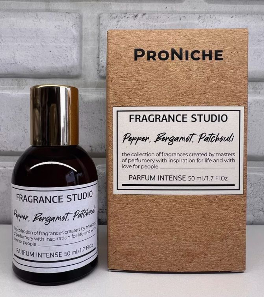 Pepper. Bergamot. Patchouli. Parfum intense 50 ml. парфюмерная вода