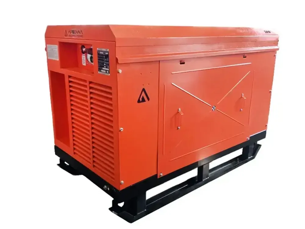 Шахтный винтовой компрессор ЗИФ-ШВ 14/0,7 Т 1140/660В на салазках взрывозащищённый