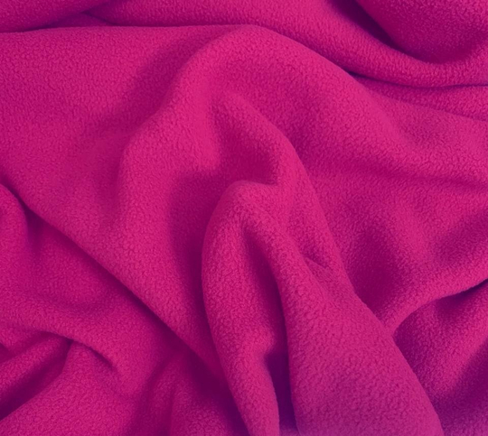 Флис гл. краш, фуксия, двухсторонний, антипиллинг