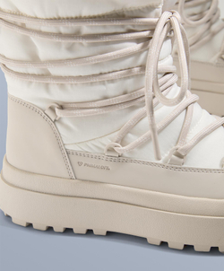 OYSHO Комбинированные ботинки на шнуровке, норка