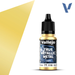 Vallejo True Metallic Metal - Greenish Gold (Light)
