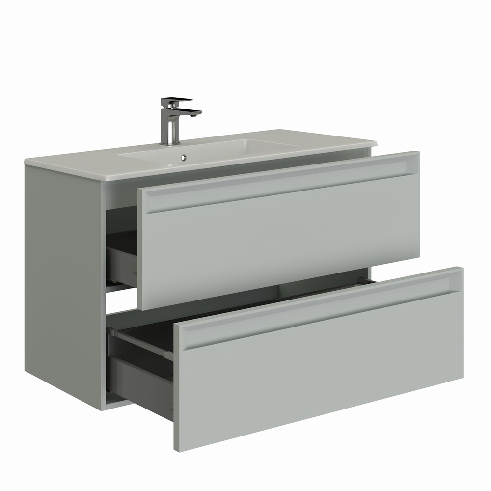Тумба с раковиной Allen Brau Eclipse 2.0 100 см 1.E1003.PWM 2.0 папирус матовый