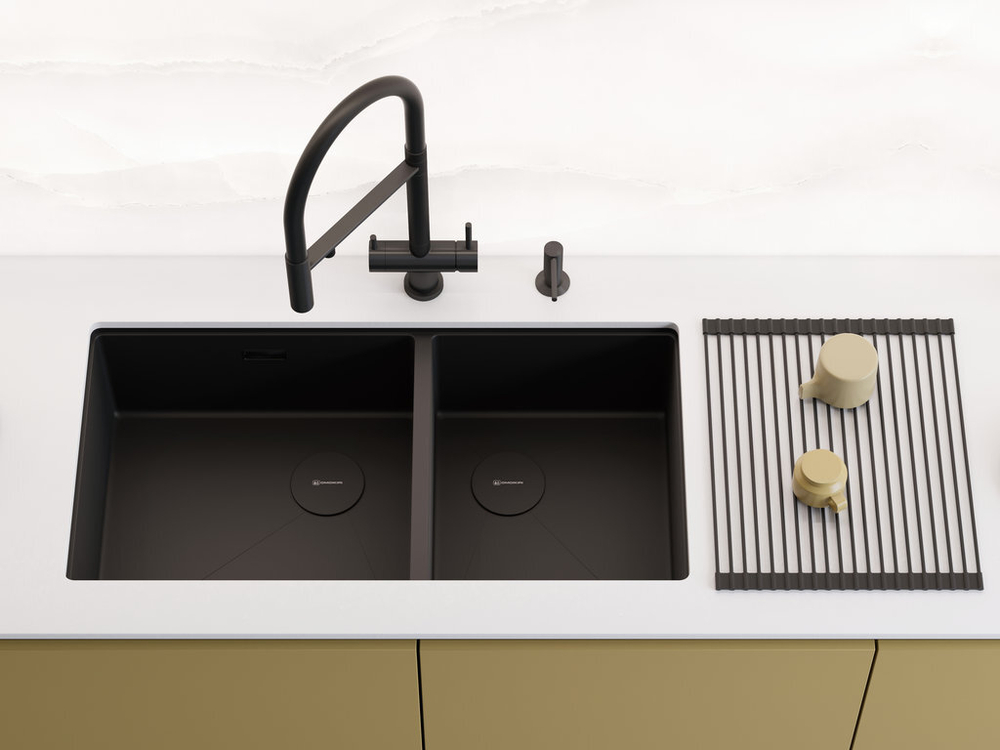 Мойка Omoikiri Taki 85-2-LB-U/IF Side-GB нерж. сталь | Графит