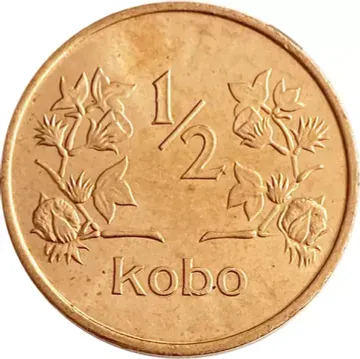 1/2 кобо 1973 Нигерия. Хлопок