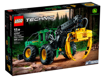 Конструктор Лего Техник Трелевочный трактор | LEGO Technic John Deere 948L-II Skidder 42157, 1492 детали (11+)
