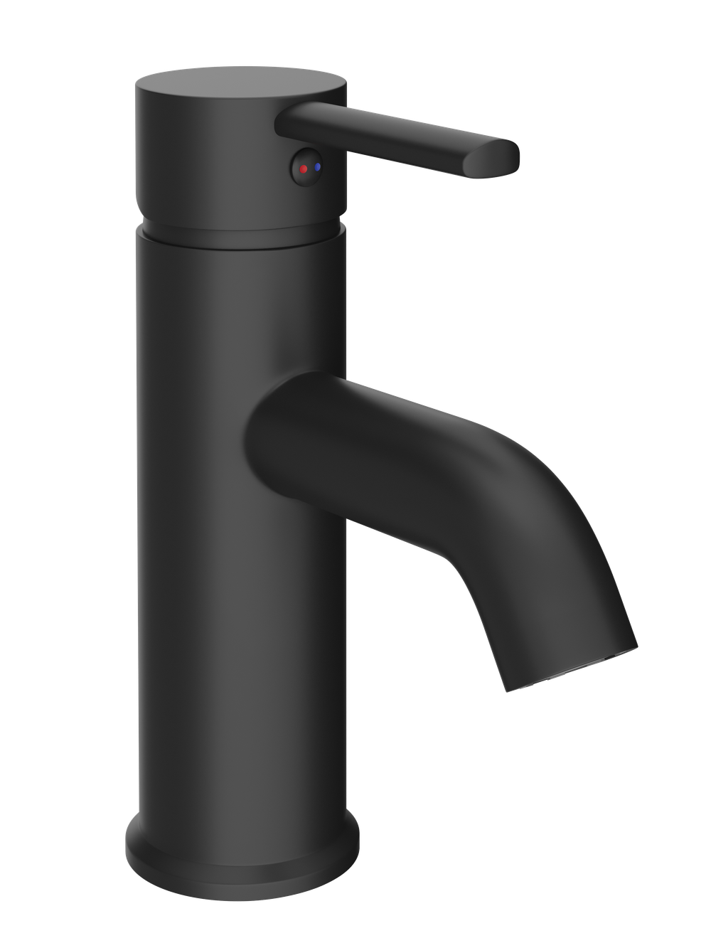 Смеситель для раковины DIWO Элиста DW-EL02BK матовый черный