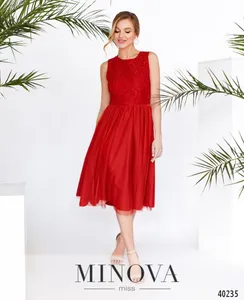 Платье 3143-красный Minova