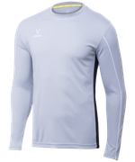 Футболка вратарская CAMP GK Padded LS, серый/черный/белый, детский