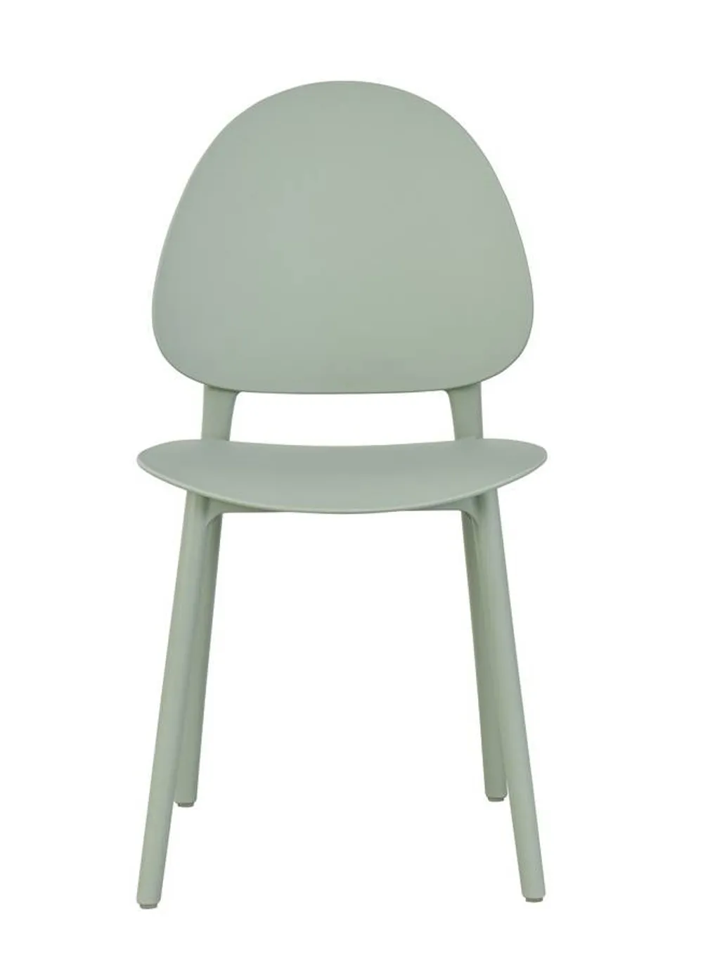 "Апероль" стул пластиковый, цвет серо-зеленый