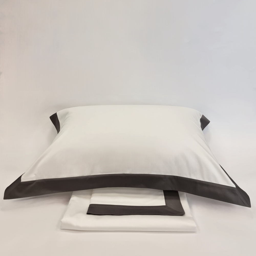 Постельное белье 2 спальное евро Сlaire&Caroll Adour белое