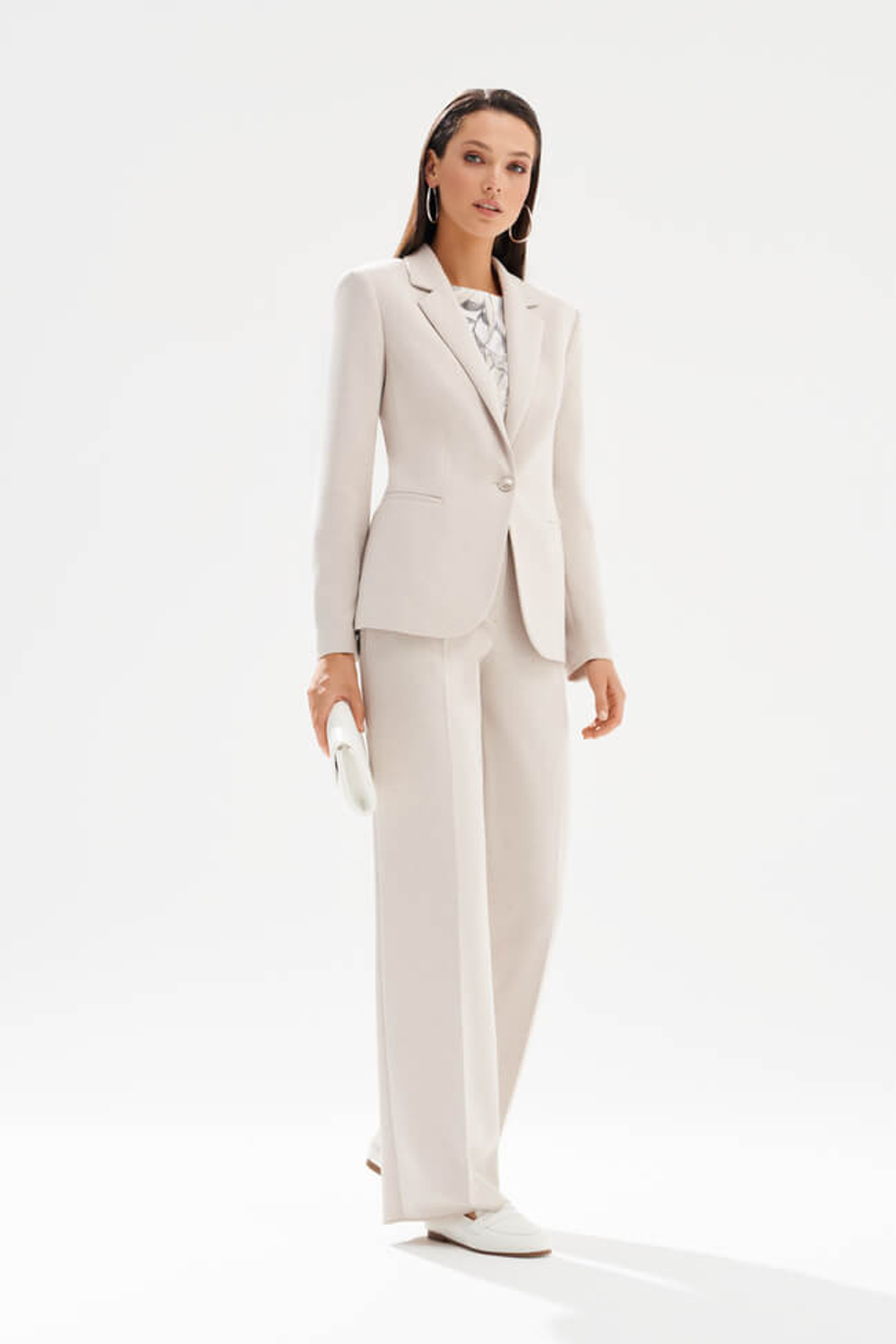 1973 Жакет женский (бежевый меланж)