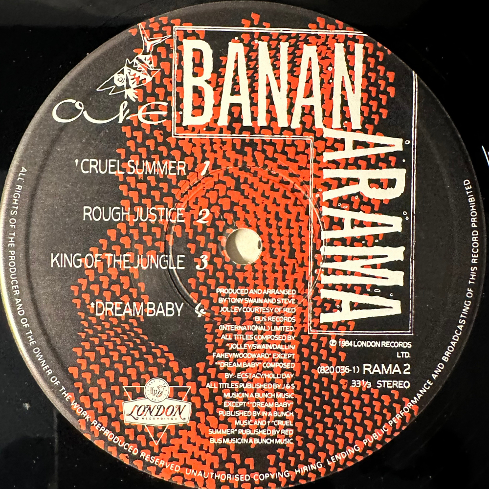 Bananarama ‎– Bananarama (Англия 1984г.)
