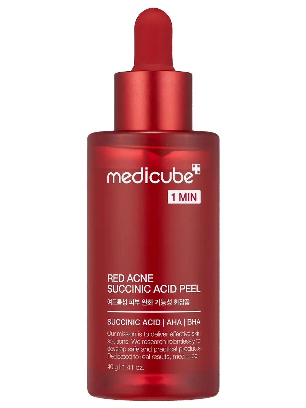 Medicube Сыворотка-пилинг с янтарной кислотой против акне и пигментации Red Acne Succinic Acid Peel 40 гр