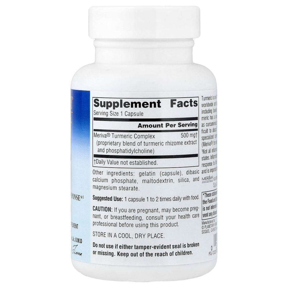 Planetary Herbals, Turmeric Gold™, 500 мг, 60 капсул