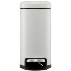 Ведро мусорное с педалью, светло-серое, 5 л
