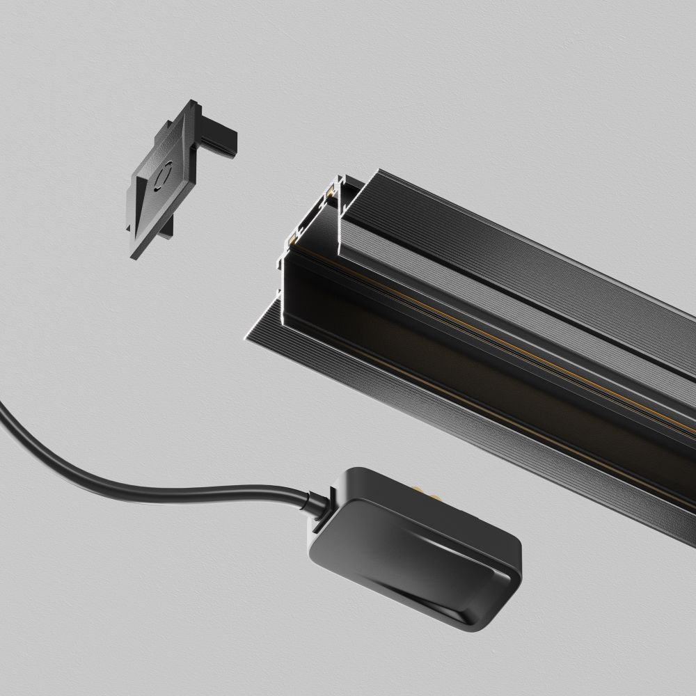 Ввод питания(2м) для встраиваемого монтажа Maytoni   TRA084B-12B-200