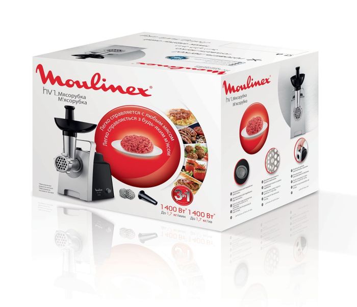 Мясорубка 3в1 Moulinex HV1 ME106832