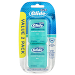 Oral-B, Glide, Pro-Health, нить Comfort Plus, мята, 2 упаковки, 43,7 ярда (40 м) каждый