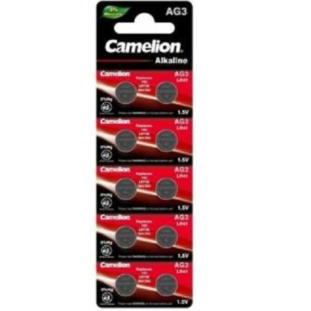 Батарейка Camelion G3/LR736/LR41/392A/192 BL10 Alkaline 1.5V