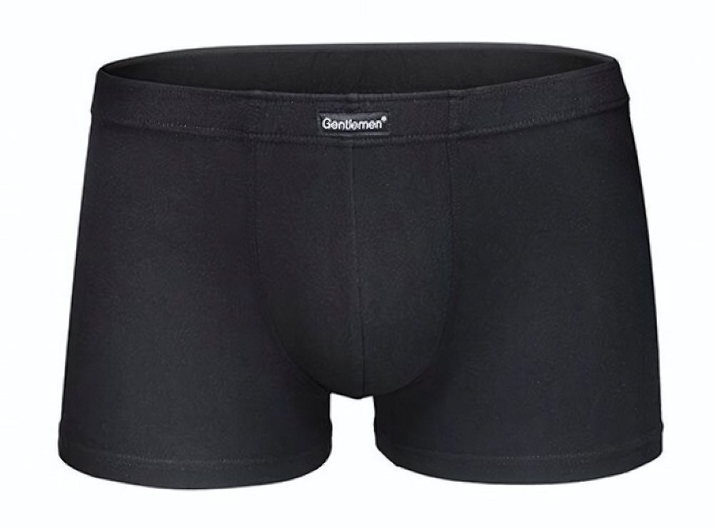 Мужские трусы-боксеры Gentlemen из хлопкового полотна (Размер: 4X) (Цвет: черный)