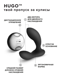 Lelo Hugo - Стимулятор простаты с пультом