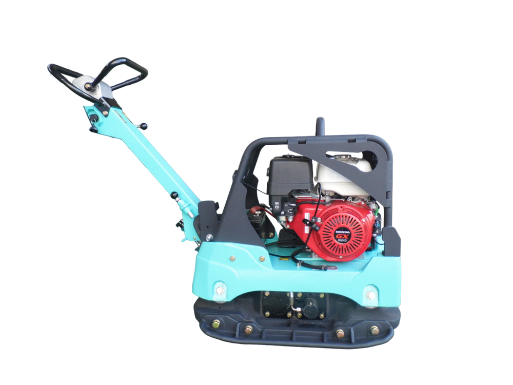 Виброплита реверсивная GIKS PHC-315H PRO гидравлика - [315 кг / 46 кН / Honda GX390] эл. старт.