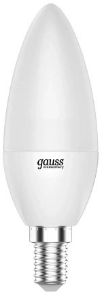 Лампа Gauss LED Elementary Свеча 7W E14 470 lm 4100K (3шт в упак) 33127T