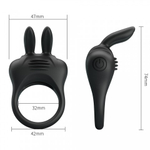 Эрекционное кольцо с вибрацией Davion