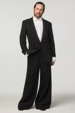 ZARA X STEFANO PILATI БРЮКИ, ЧЕРНЫЙ