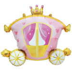 Шар Фольгированный Карета (Розовый)