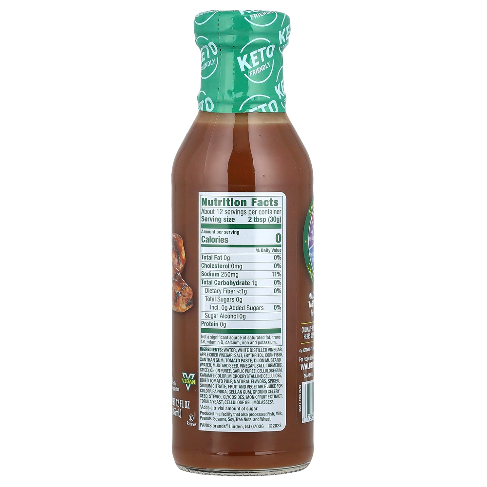 Walden Farms, Оригинальный соус для барбекю, 355 мл (12 жидк. унц.)