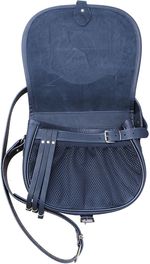 Ягдташ малый (черный, кожа)