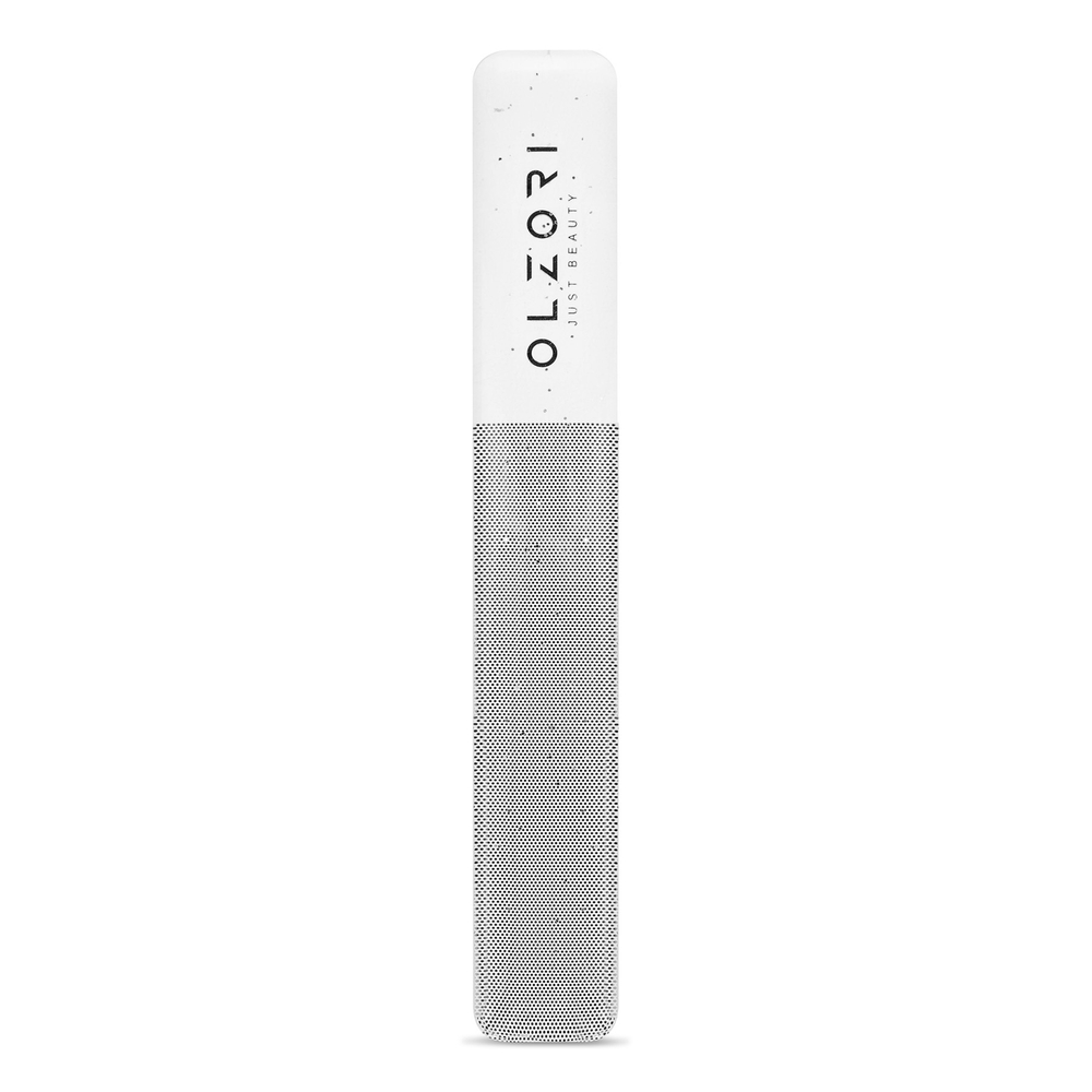 OLZORI VIRGO NAIL 01 Пилочка для ногтей полировочная, в силиконовом чехле