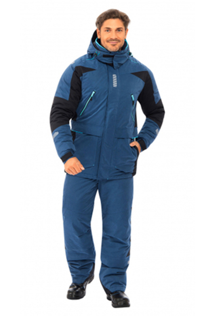 Куртка ДЖЕТСЕТ утепленная цв.сер-чёр