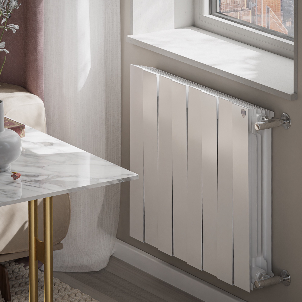 Радиатор биметаллический Royal Thermo PianoForte 500 Bianco Traffico 8 секций