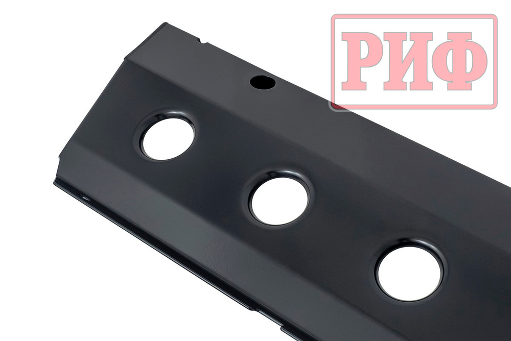 Бампер передний силовой/защита штатного бампера РИФ Renault Duster 2021+ с защитой радиатора