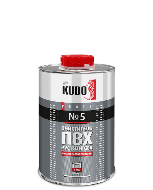Очиститель для ПВХ №5 KUDO PROFF SMC-005 сильнорастворяющий, 1000 мл