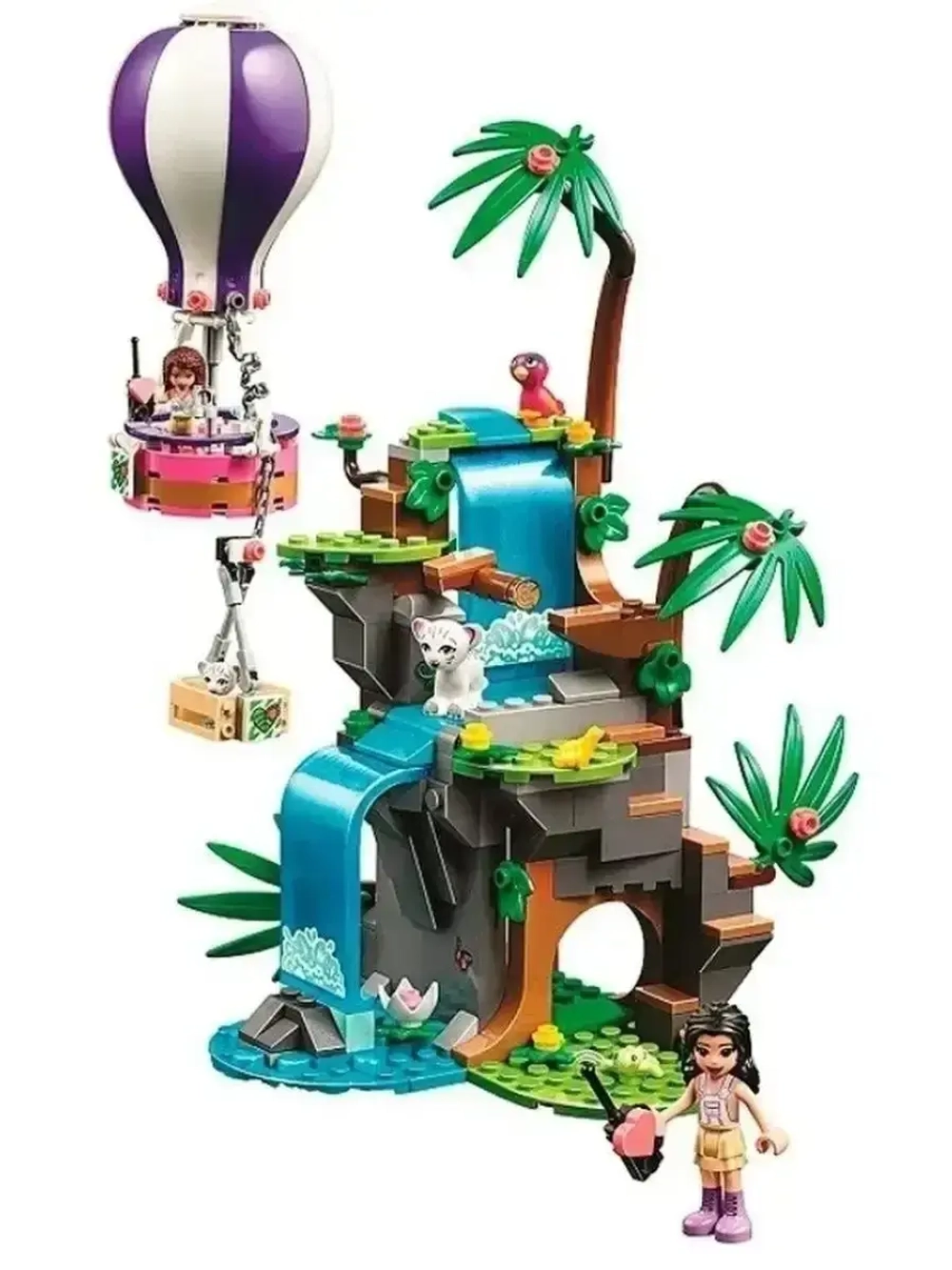 Конструктор Спасение тигра на воздушном шаре 308 дет 11607