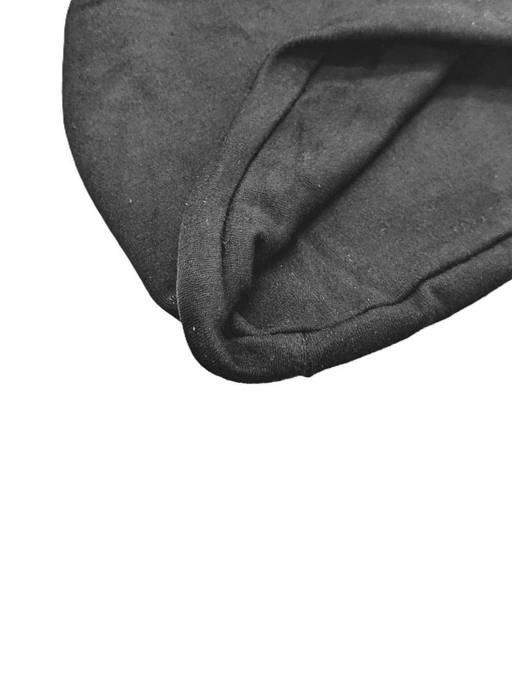 Шапка осенняя-весенняя тонкая бини черная (201537494)