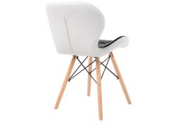 Деревянный стул PC-027 black / white