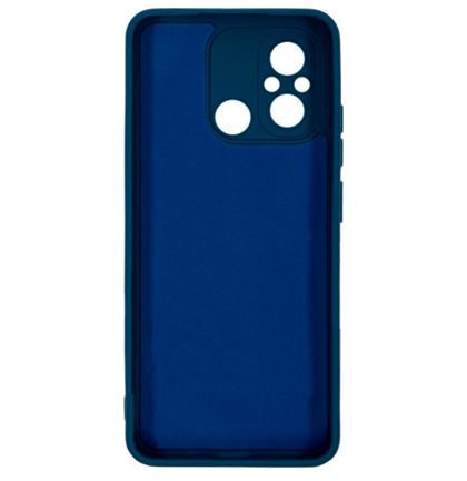 Накладка Xiaomi Redmi 12C/Poco C55 силикон матовый синий Soft Case Zibelino
