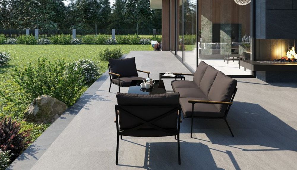 Calma long, набор антрацит/антрацит, алюминий