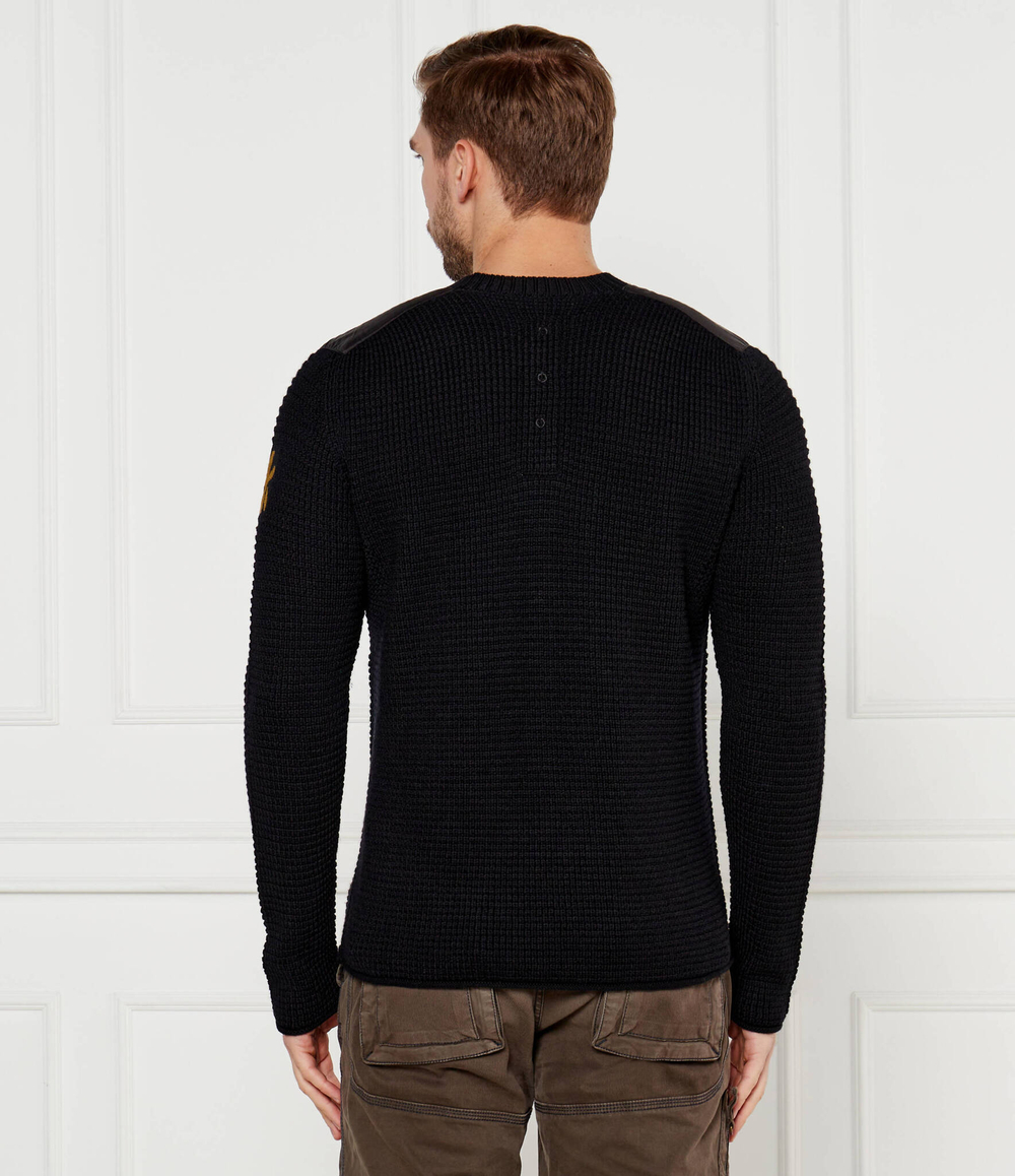 Шерстяной свитер Premiata - черный(PMG07)