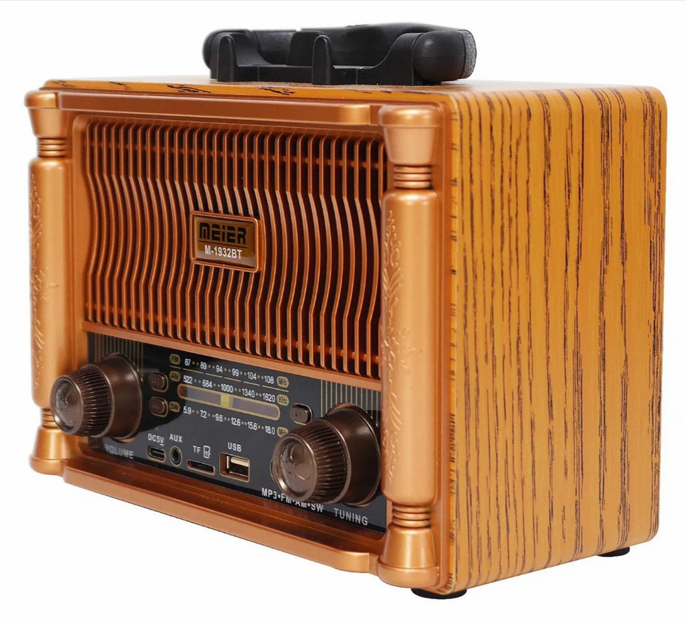 Радиоприемник в ретро стиле с MP3 плеером и BT Meier M1932BT
