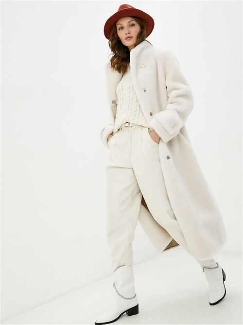 Шуба женская чебурашка тедди, SilverFox (арт. S1182b)