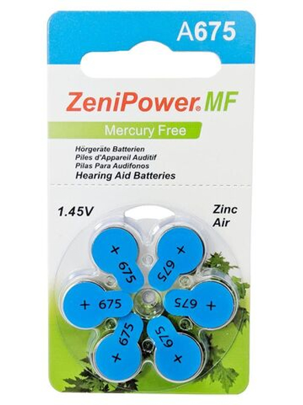 набор батареек zenipower тип 675