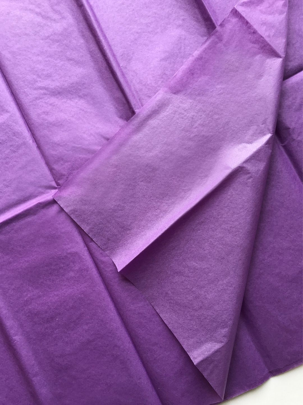 Бумага тишью 50 х 66 см (10 листов), фиолетовая