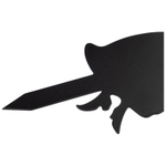 Декорация садовая "Леди" 32*21см, металл