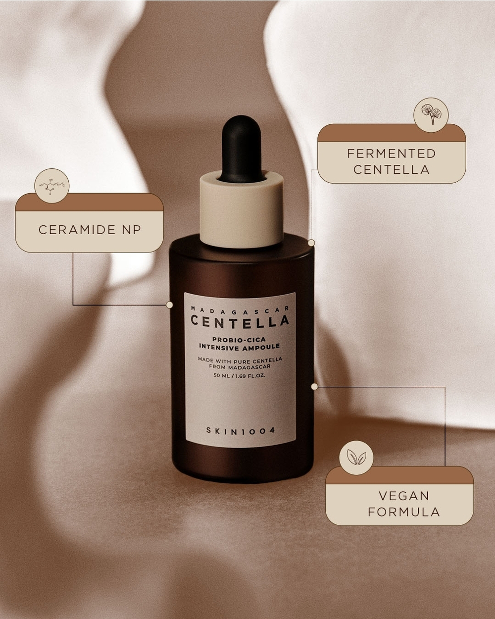 SKIN1004 Набор для сияния кожи (восстанавливающая сыворотка + дневной крем с spf) Madagascar Centella Glow 1004 Duo